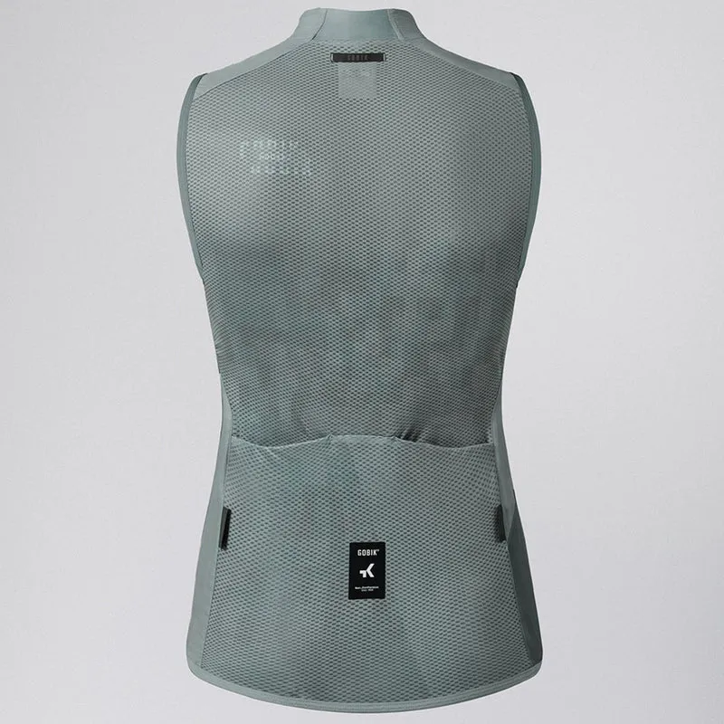 Gilet donna Gobik Plus 2.0 Cedar check - Verde