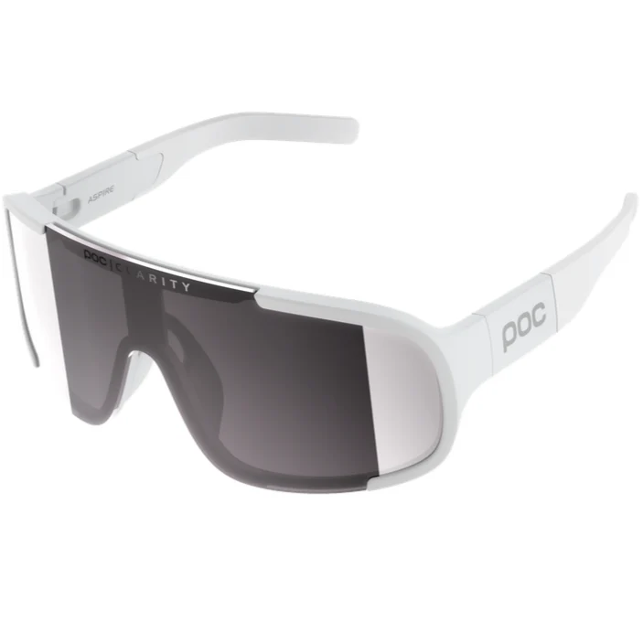 Occhiali Poc Aspire - Hydrogen White Clarity Road Sunny Silver