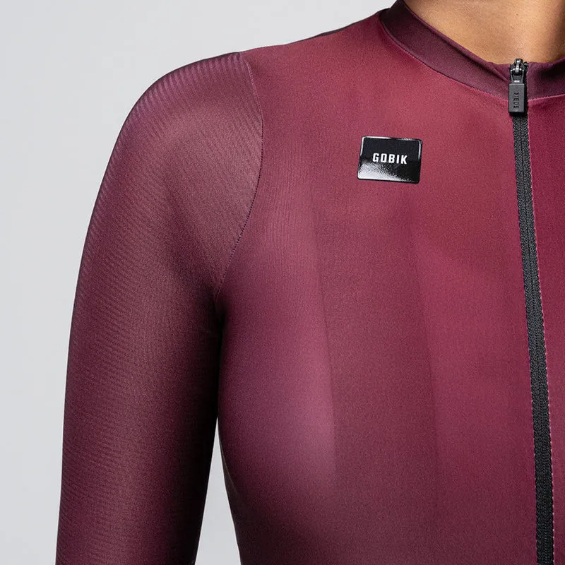 Maglia donna Gobik Attitude 2.0 Barossa - Bodeaux