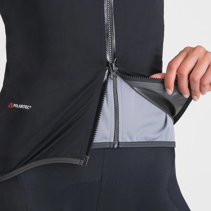 Giacca donna Sportful Fiandre Aqua - Nero