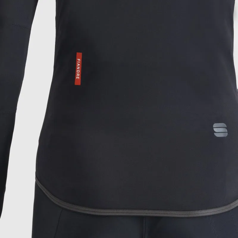 Giacca donna Sportful Fiandre Aqua - Nero