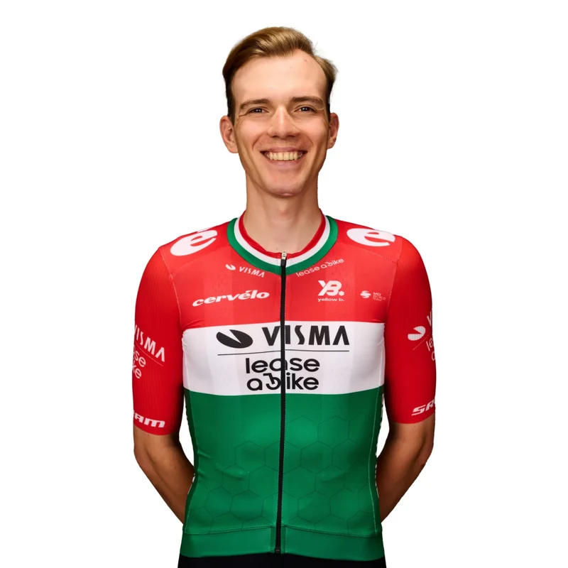 Maglia Team Visma Lease a bike 2025 - Campione Ungherese