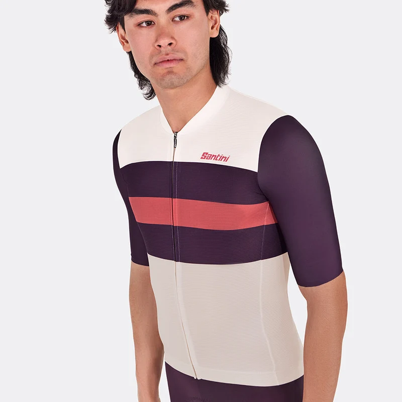 Maglia Santini Bengal - Bordeaux