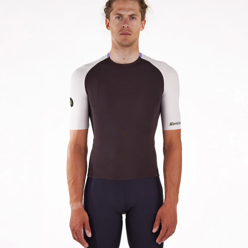 Maglia Santini Pelle - Marrone
