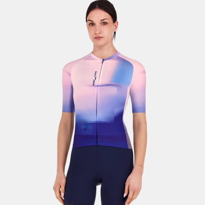 Maglia Santini Luce - Rosa Blu