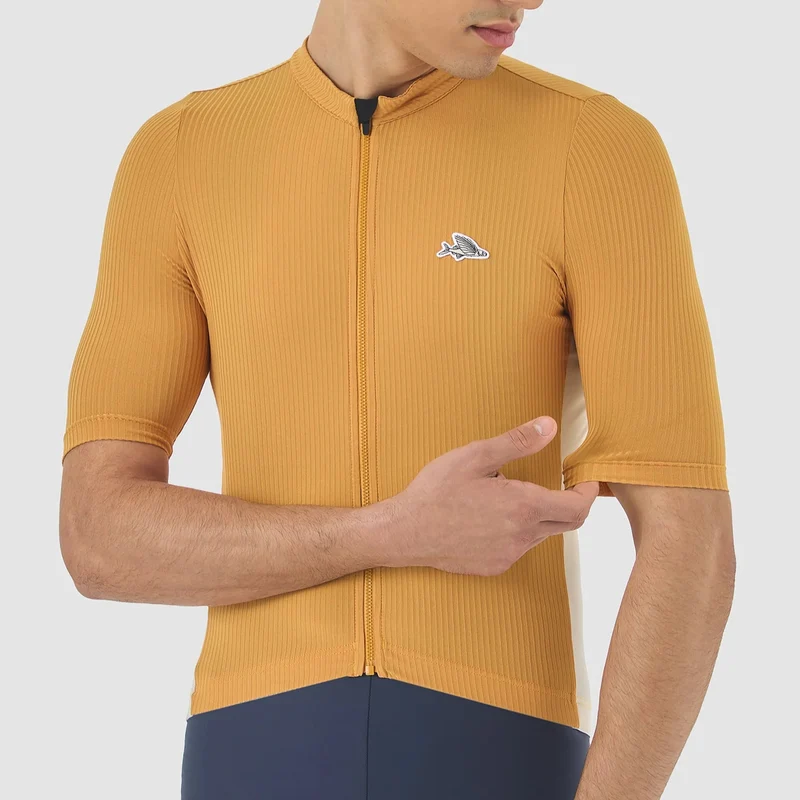 Maglia Cafe du Cycliste Romy - Giallo