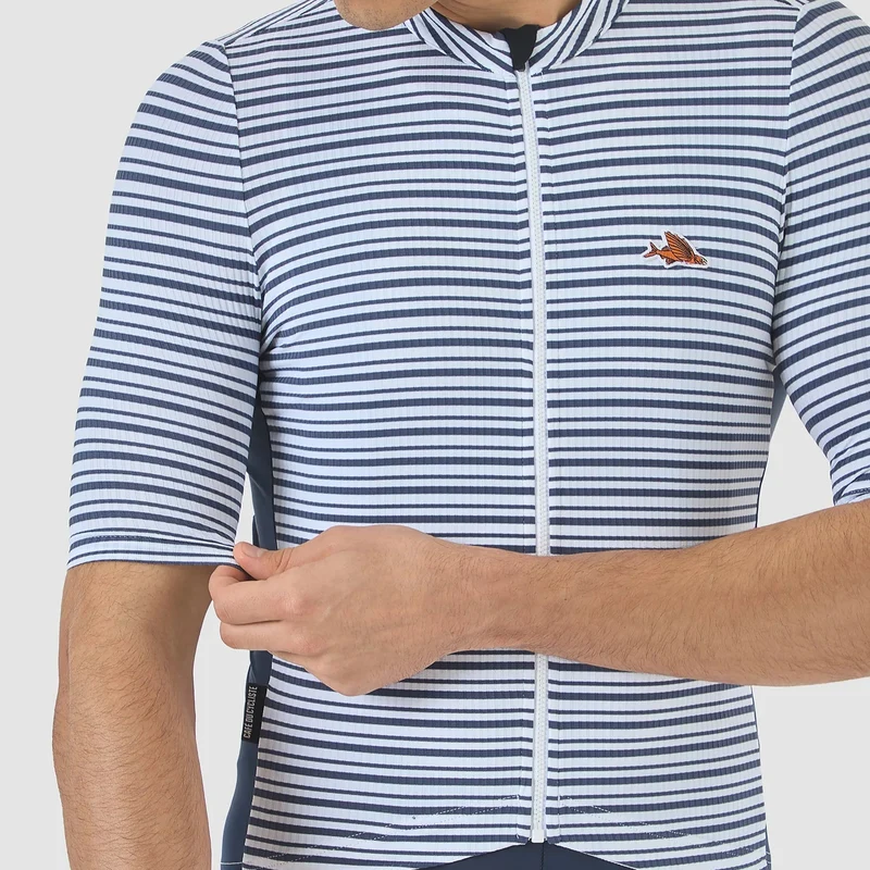 Maglia Cafe du Cycliste Romy - Blu