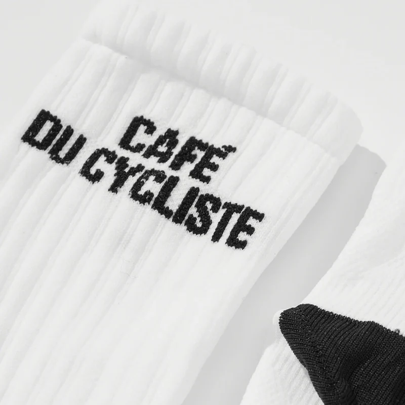 Calze Cafe du Cycliste Solid - Bianco