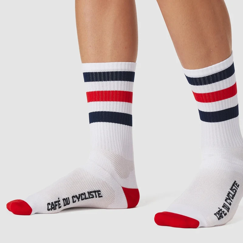 Calze Cafe du Cycliste Skate - Blu rosso