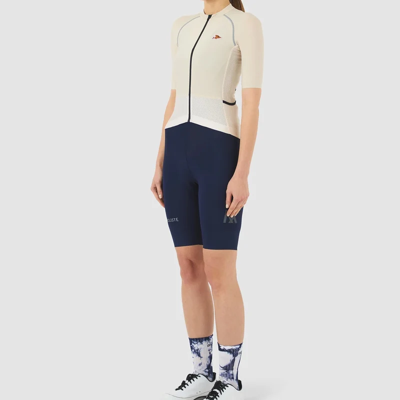 Maglia donna Cafe du Cycliste Magda - Beige