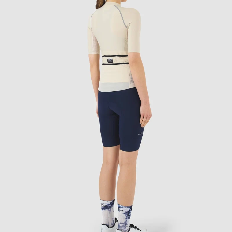 Maglia donna Cafe du Cycliste Magda - Beige