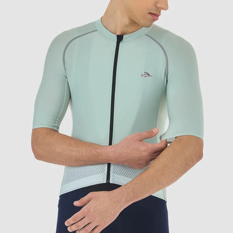 Maglia Cafe du Cycliste Magda - Azzurro