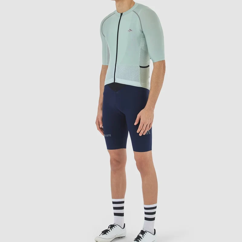 Maglia Cafe du Cycliste Magda - Azzurro
