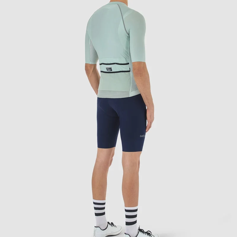 Maglia Cafe du Cycliste Magda - Azzurro