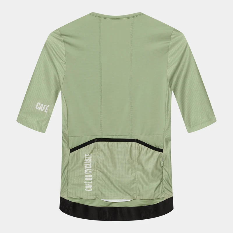 Maglia Cafe du Cycliste Olympe - Verde