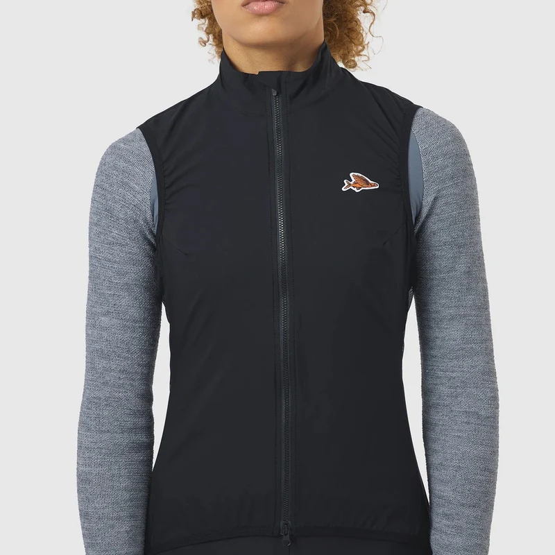 Gilet donna Cafe du Cycliste Edith - Nero