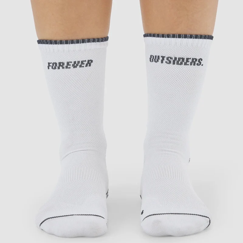 Calze Cafe du Cycliste Motto - Bianco