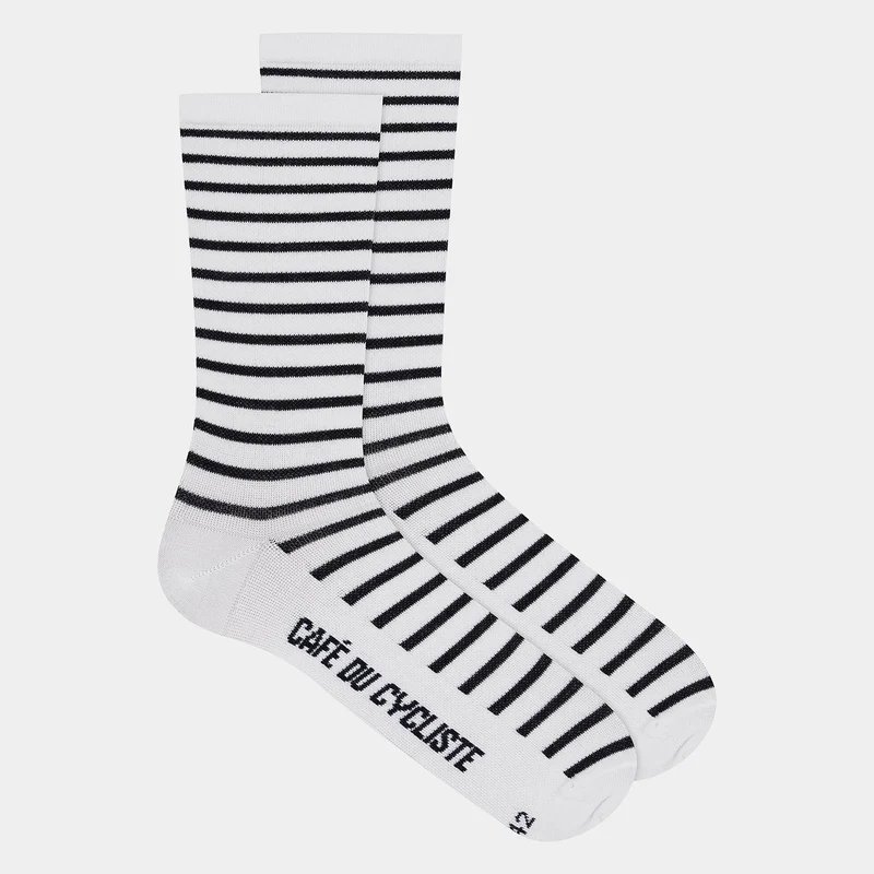 Calze Cafe du Cycliste Breton - Bianco