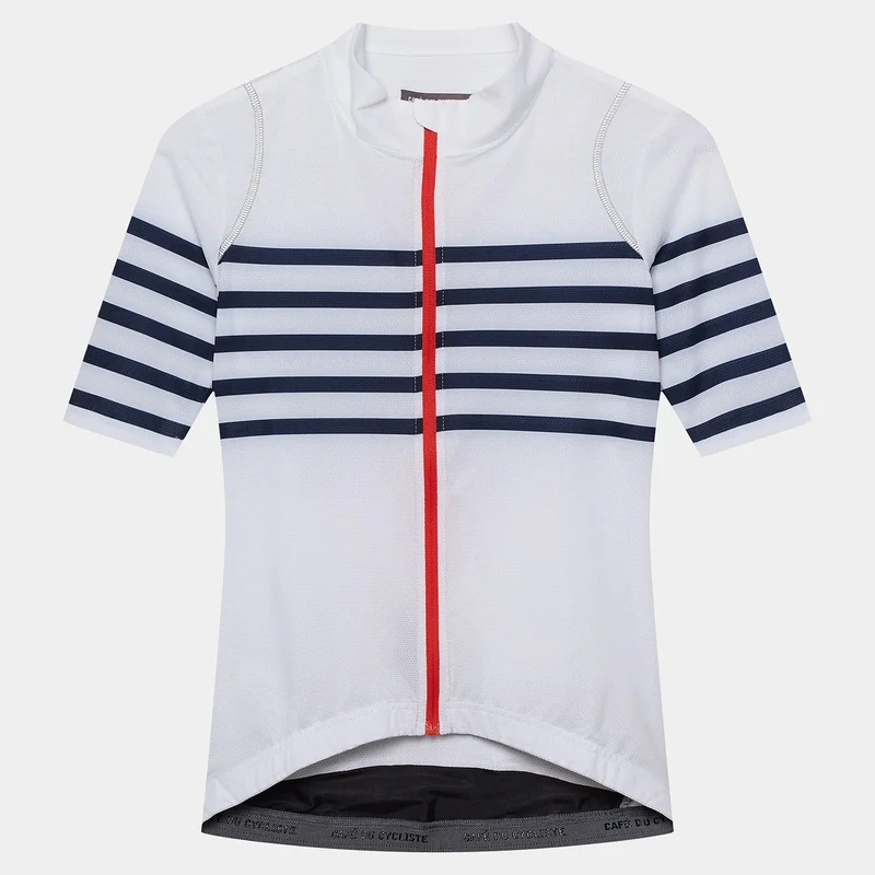 Maglia donna Cafe du Cycliste Mona - Bianco