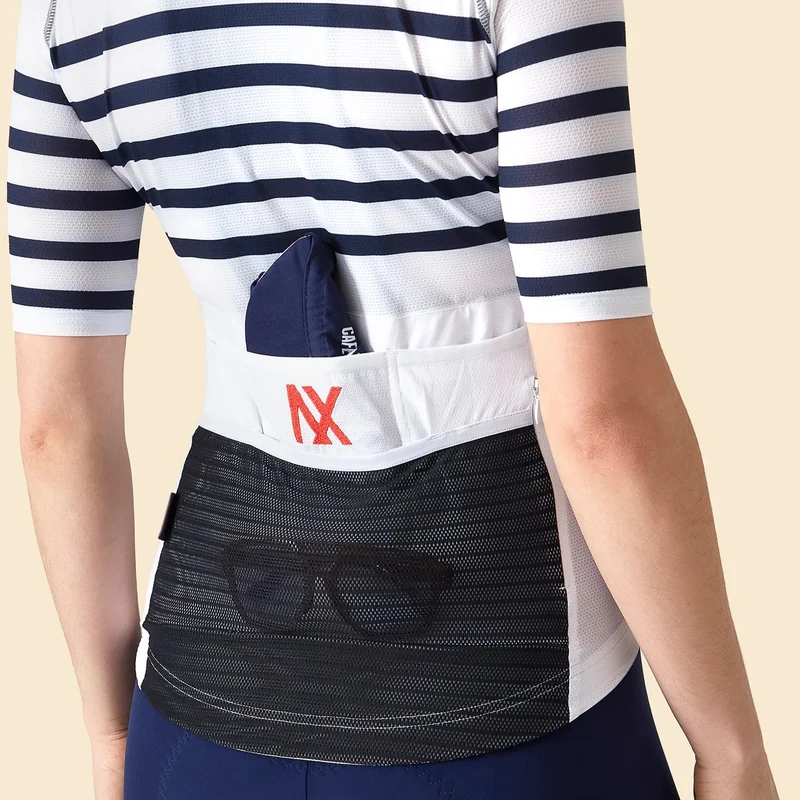 Maglia donna Cafe du Cycliste Mona - Bianco