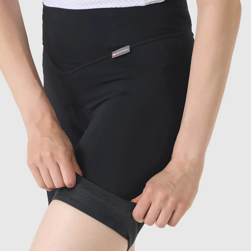 Pantaloncini donna Cafe du Cycliste Celine - Nero