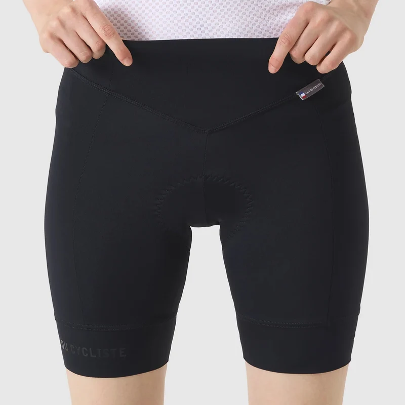 Pantaloncini donna Cafe du Cycliste Celine - Nero