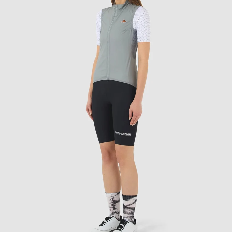 Gilet donna Cafe du Cycliste Edith - Grigio