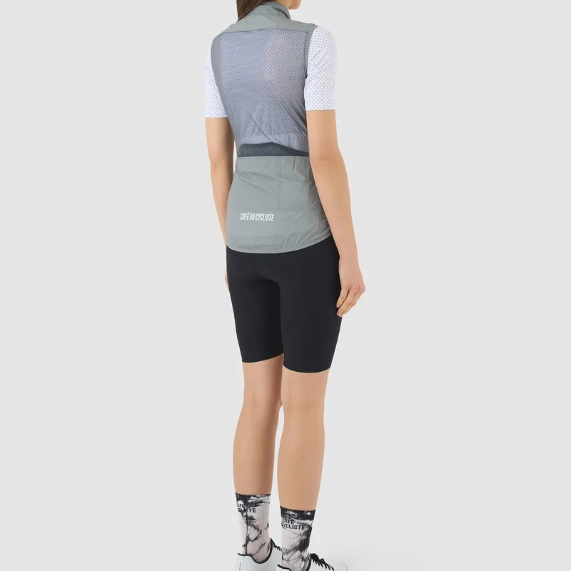 Gilet donna Cafe du Cycliste Edith - Grigio