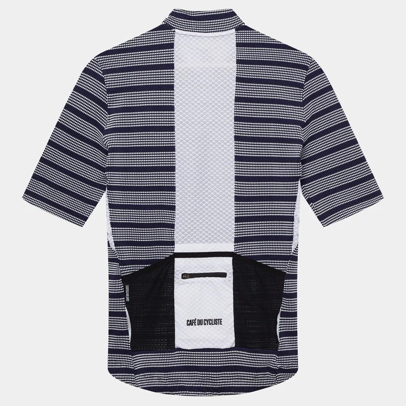 Maglia Cafe du Cycliste Francine - Blu