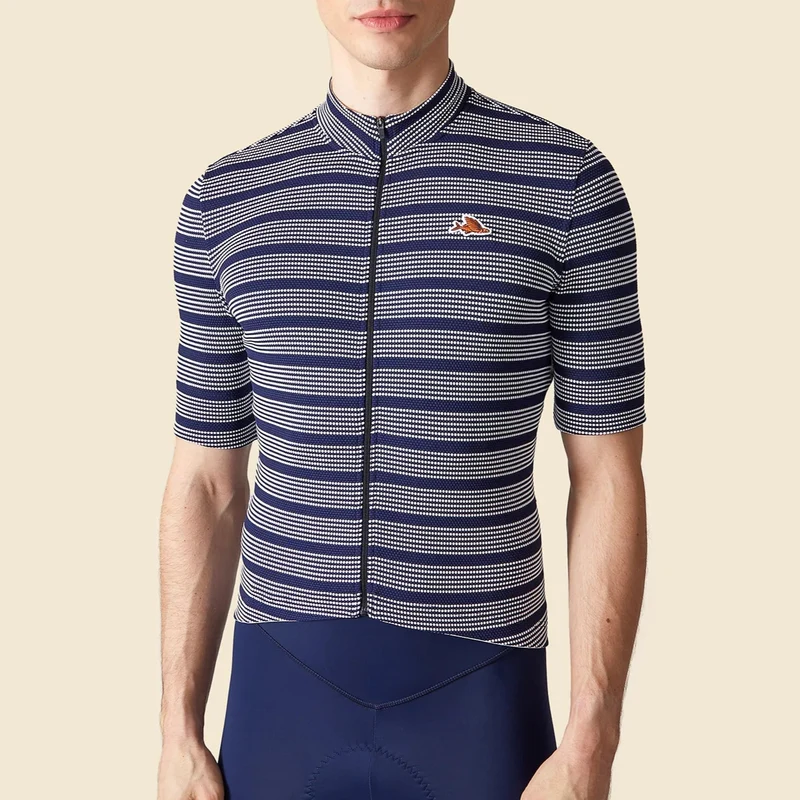 Maglia Cafe du Cycliste Francine - Blu