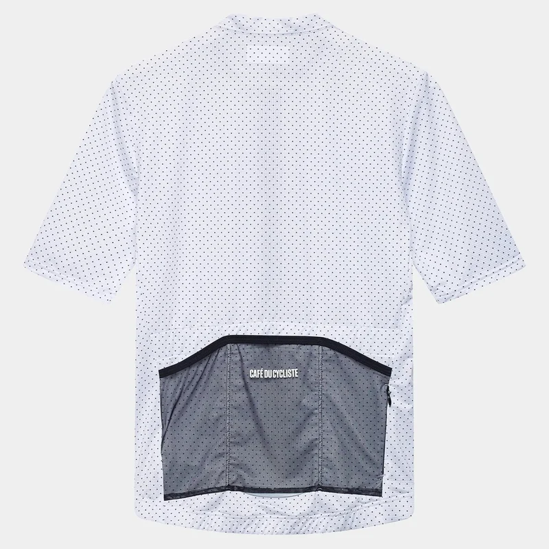 Maglia Cafe du Cycliste Fleurette - Bianco