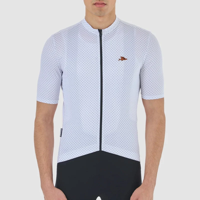 Maglia Cafe du Cycliste Fleurette - Bianco