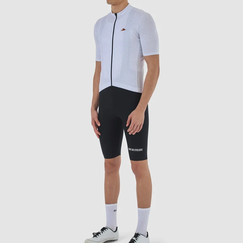 Maglia Cafe du Cycliste Fleurette - Bianco