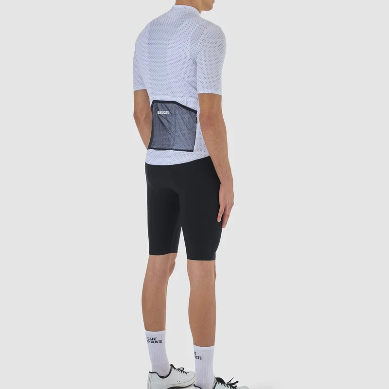 Maglia Cafe du Cycliste Fleurette - Bianco