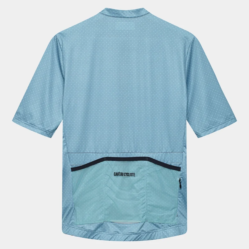 Maglia Cafe du Cycliste Fleurette - Azzurro