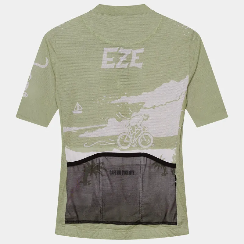 Maglia donna Cafe du Cycliste Eze - Verde