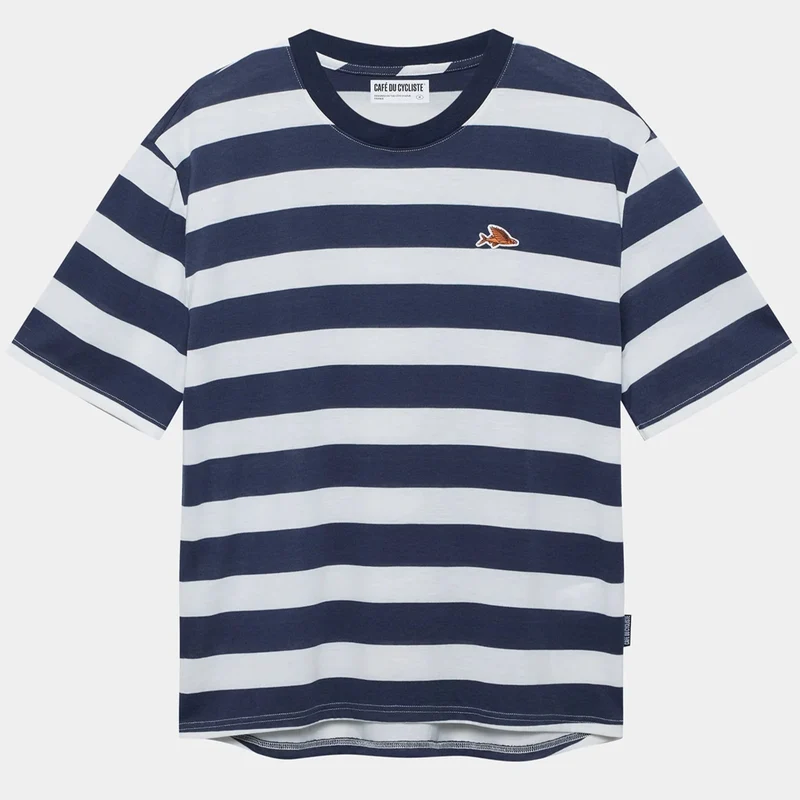 Maglia Cafe du Cycliste Sandie - Blu