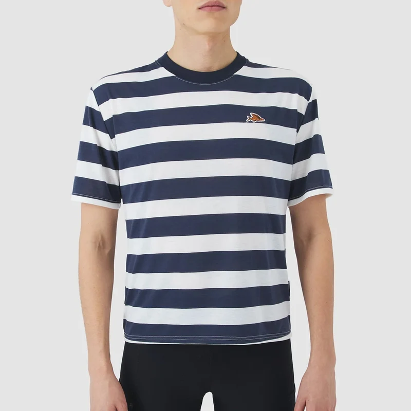 Maglia Cafe du Cycliste Sandie - Blu