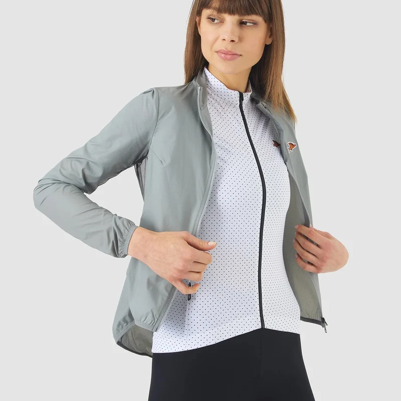 Mantellina donna Cafe du Cycliste Edith - Grigio