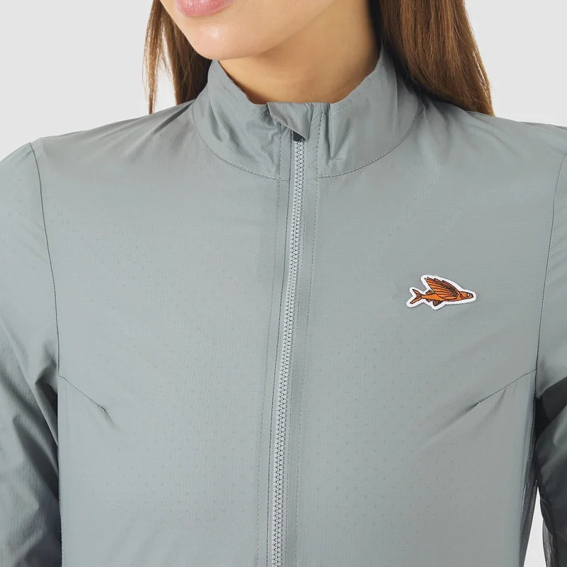 Mantellina donna Cafe du Cycliste Edith - Grigio