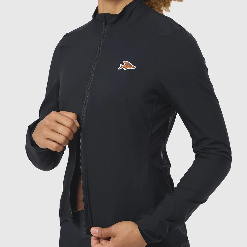 Mantellina donna Cafe du Cycliste Edith - Nero