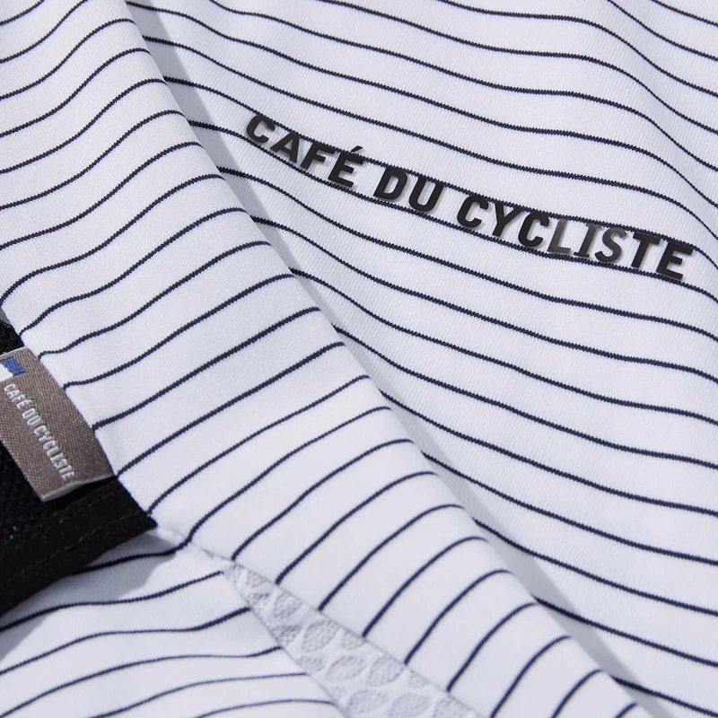 Maglia donna Cafe du Cycliste Francine - Bianco