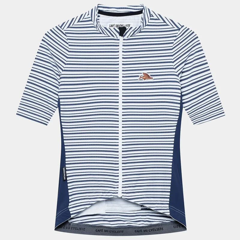 Maglia donna Cafe du Cycliste Romy - Blu