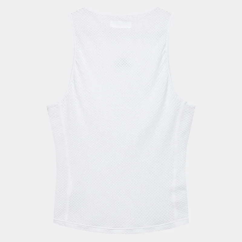Maglia intima senza maniche donna Cafe du Cycliste Liliane - Bianco
