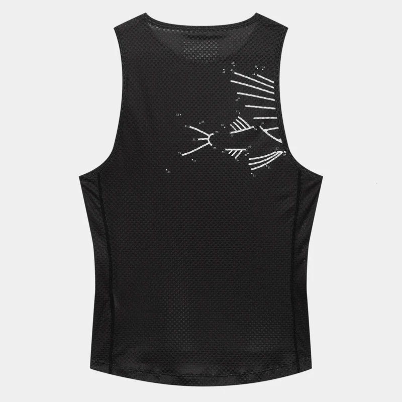 Maglia intima senza maniche donna Cafe du Cycliste Liliane - Nero