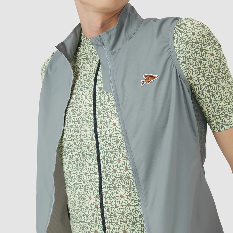 Gilet Cafe du Cycliste Edith - Grigio