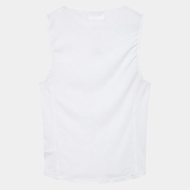 Maglia intima senza maniche Cafe du Cycliste Liliane - Bianco