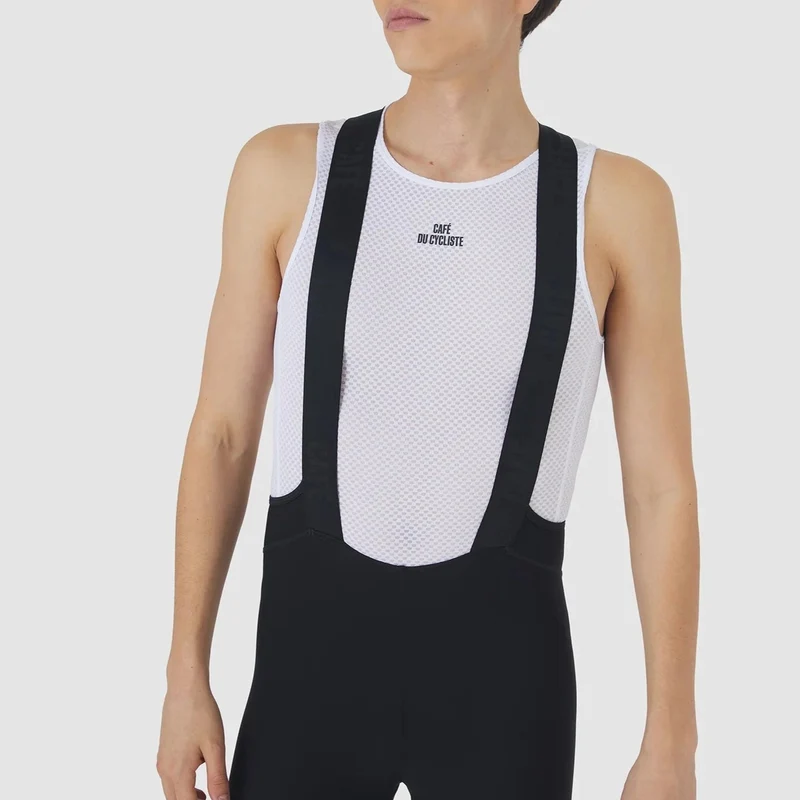 Maglia intima senza maniche Cafe du Cycliste Liliane - Bianco