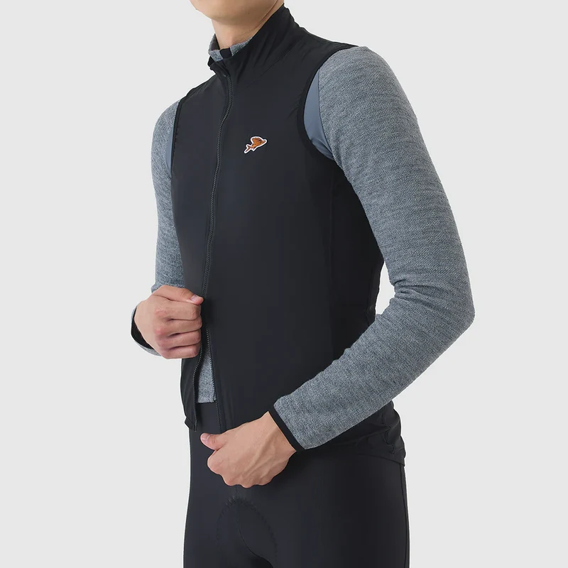 Gilet Cafe du Cycliste Edith - Nero