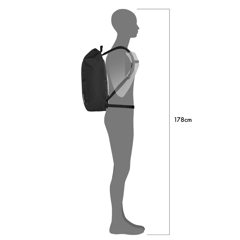 Zaino Ortlieb Velocity High-Vis 23L - Nero
